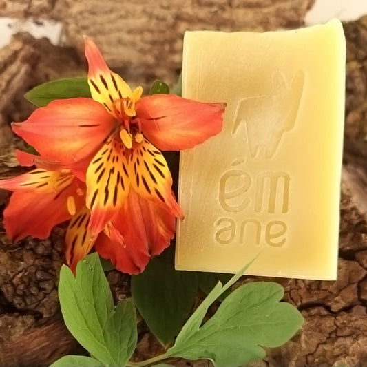 Savon artisanal au lait d’ânesse L'Original ém’ane – nourrissant, sans parfum